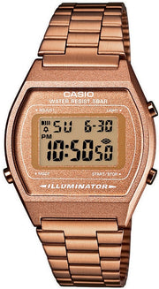 Unisex Watch CASIO VINTAGE Mod. ILLUMINATOR - COPPER GLITTER