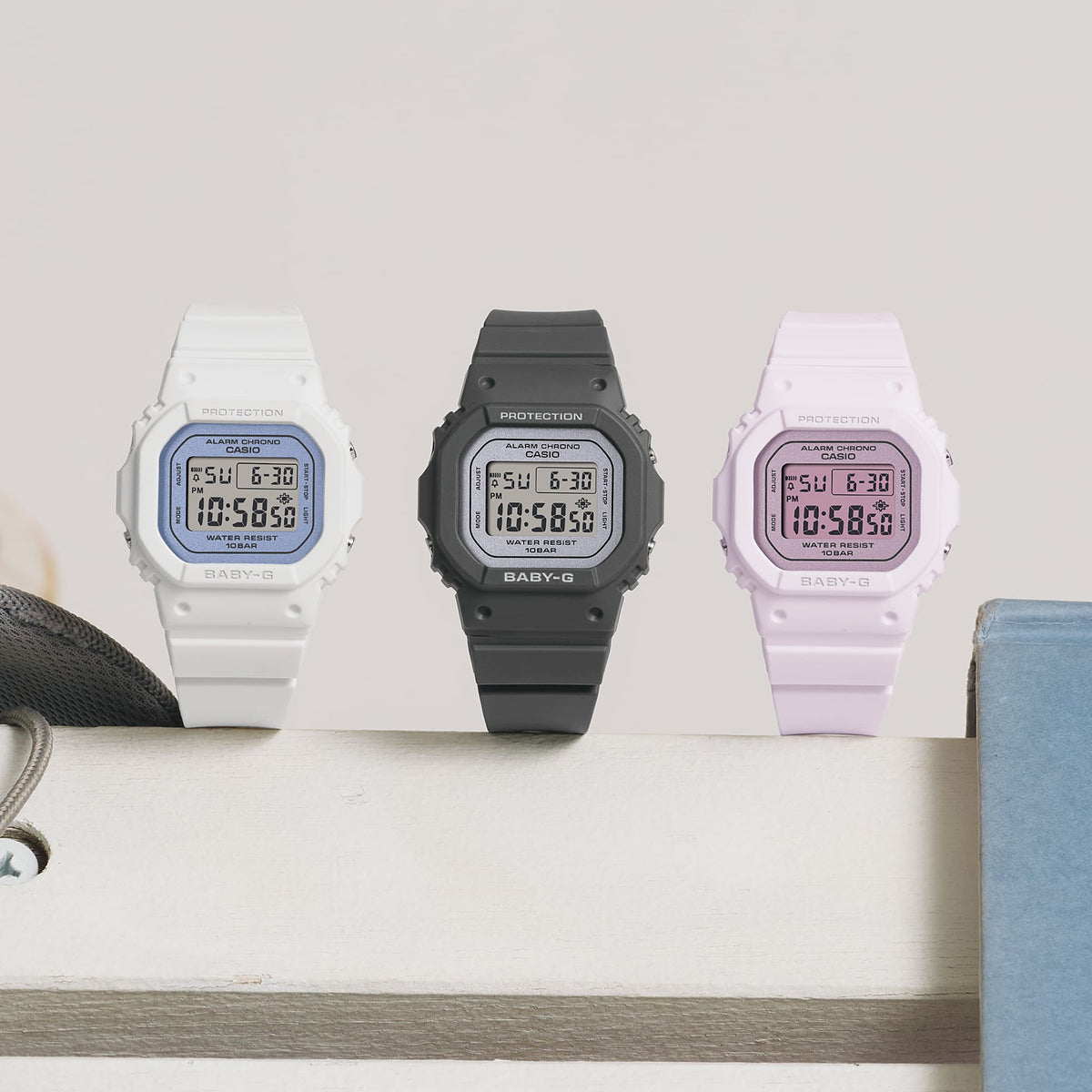 Women's Watch CASIO BABY-G Mod. 560 SPRING COLORS SERIE - BLACK
