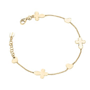 Women's Fashion Bracelet AMEN Mod. CROCI CUORI