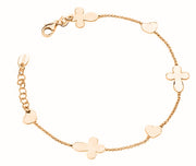 Women's Fashion Bracelet AMEN Mod. CROCI CUORI