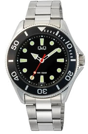 Men's Watch Q&Q Mod. GENT DIVER BLACK