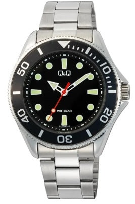 Men's Watch Q&Q Mod. GENT DIVER BLACK