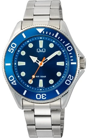 Men's Watch Q&Q Mod. GENT DIVER BLUE