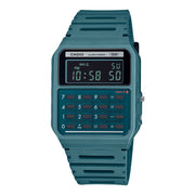 Unisex Watch CASIO VINTAGE Mod. CALCULATOR EDGY COLLECTION - FOREST GREEN