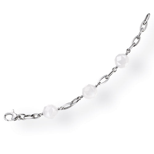 Women's Fashion Bracelet MORELLATO GIOIELLI Mod. BLACK & WHITE COLLECTION