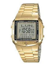 Unisex Watch CASIO VINTAGE Mod. DATA BANK - ILLUMINATOR, TELEMEMO, 10 YEAR BATTERY - GOLD