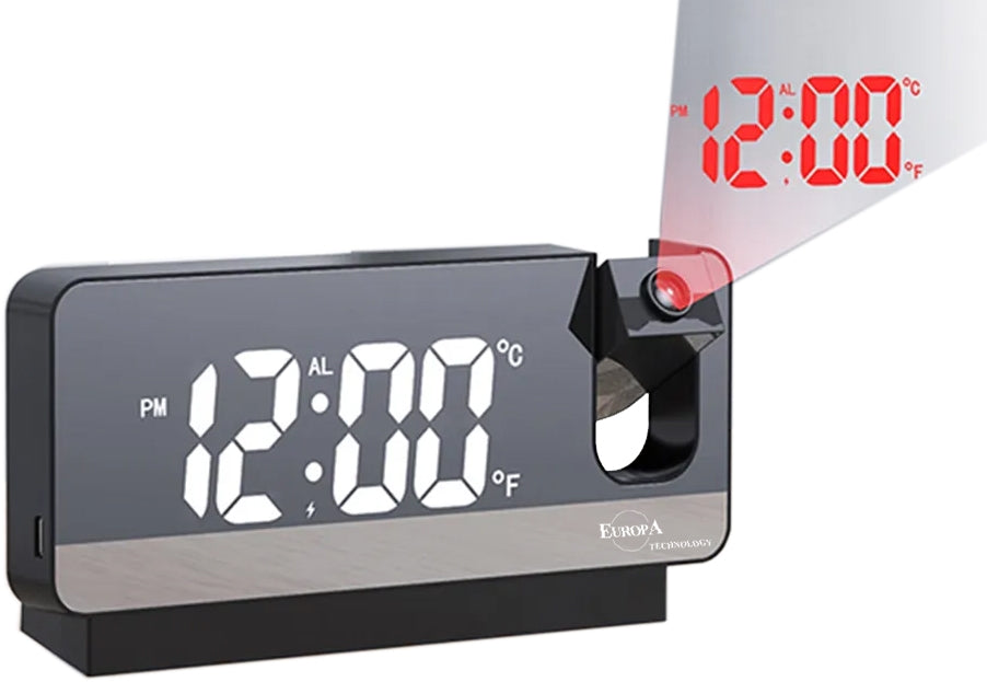 Clock ELITE Sveglia LED con proiezione orario - LED alarm clock with time projection