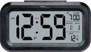 Clock ELITE Sveglia digitale con luce LED automatica (sensore crepuscolare) - NERO - Digital alarm clock with automatic LED light (twilight sensor) - BLACK