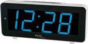 Clock ELITE Sveglia LED a corrente (cavetto USB e spina inclusi) - ARGENTO - LED alarm clock powered by electricity (USB cable and plug included) - SILVER