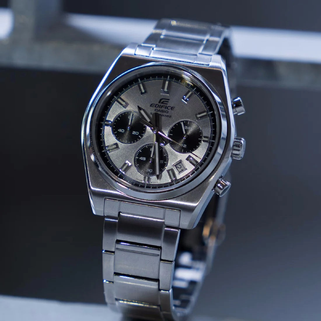 Men's Watch CASIO EDIFICE Mod. MOTORSPORT CHRONOGRAPH - SILVER