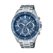 Men's Watch CASIO EDIFICE Mod. RETROGRADE CHRONOGRAPH XL - BLUE AVIO