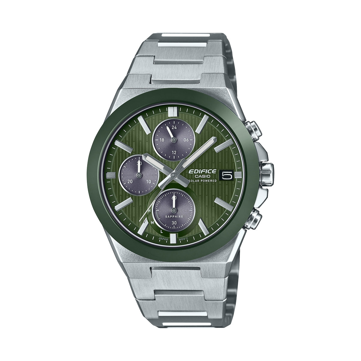Men's Watch CASIO EDIFICE Mod. SOLAR POWERED CHRONOGRAPH - GREEN