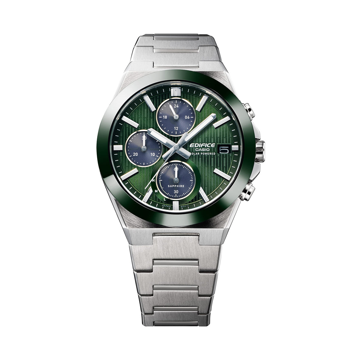 Men's Watch CASIO EDIFICE Mod. SOLAR POWERED CHRONOGRAPH - GREEN