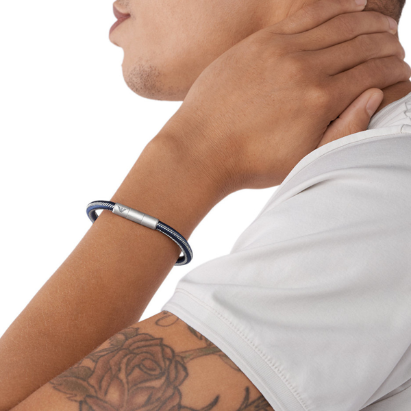 Men's Fashion Bracelet EMPORIO ARMANI JEWELS Mod. EAGLE LOGO
