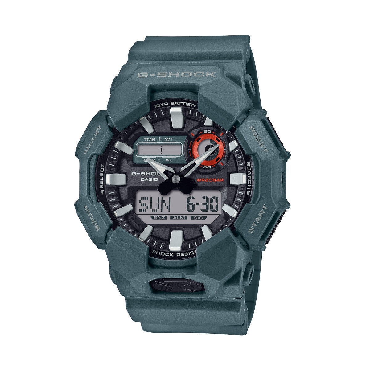 Men's Watch CASIO G-SHOCK Mod. NEW RUGGED BASIC Analog-Digital 10-Year Battery