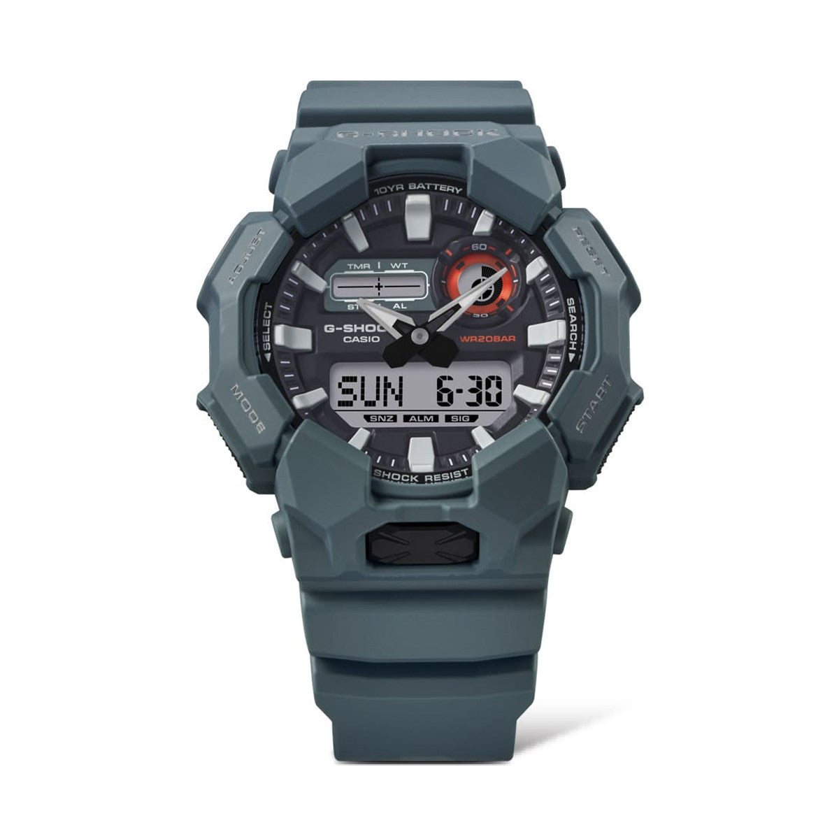 Men's Watch CASIO G-SHOCK Mod. NEW RUGGED BASIC Analog-Digital 10-Year Battery