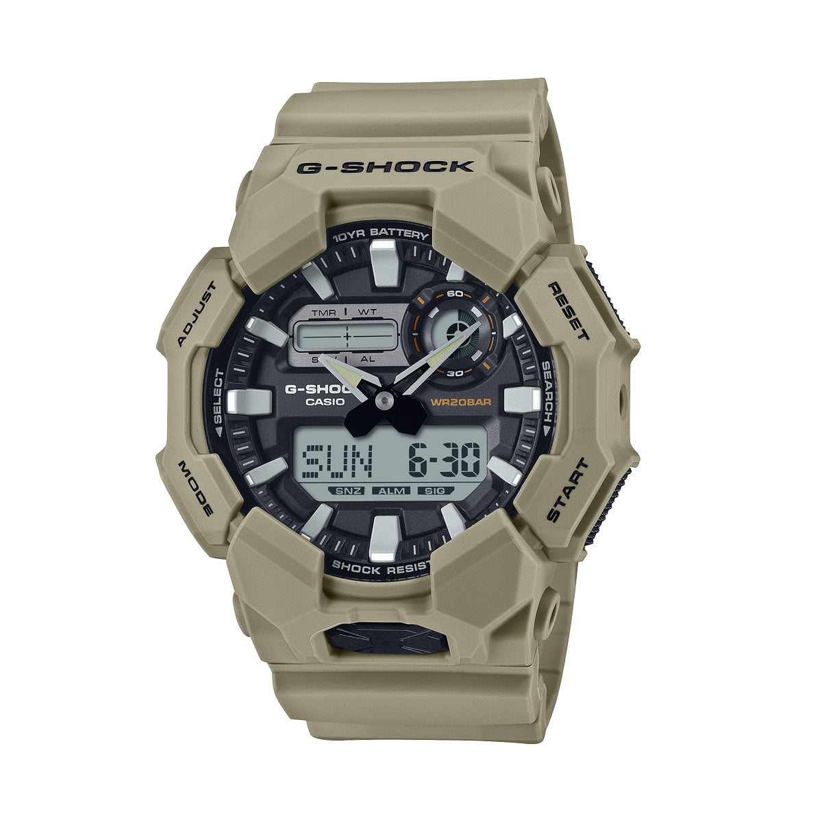 Men's Watch CASIO G-SHOCK Mod. NEW RUGGED BASIC Digital 10-Year Battery