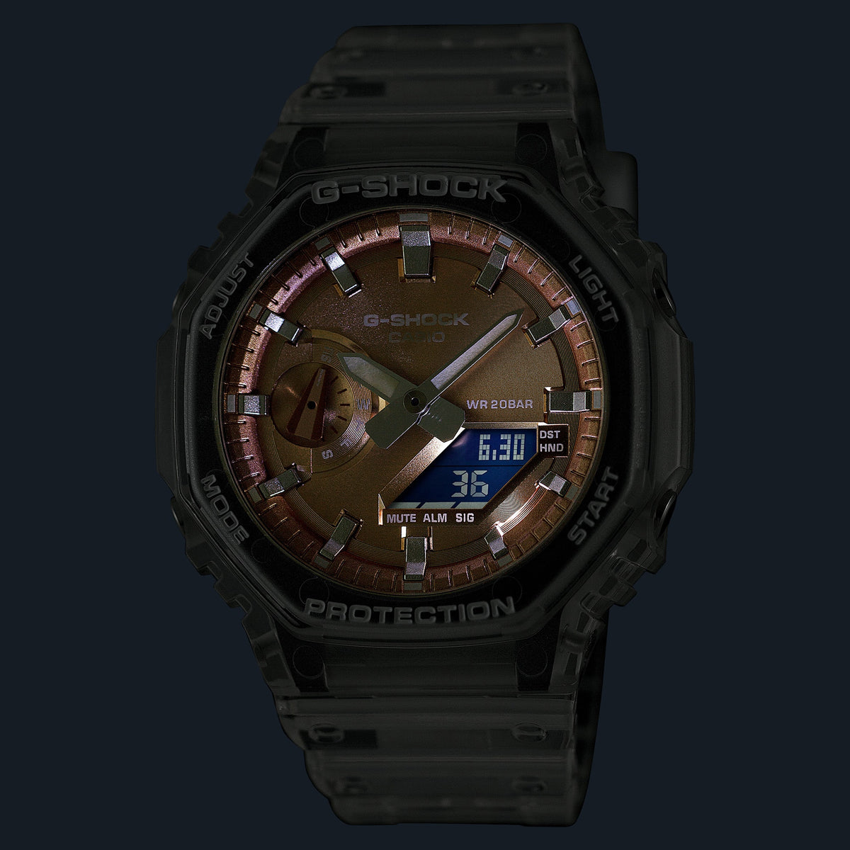 Men's Watch CASIO G-SHOCK Mod. BRIGHT METALLIC - ROSE GOLD