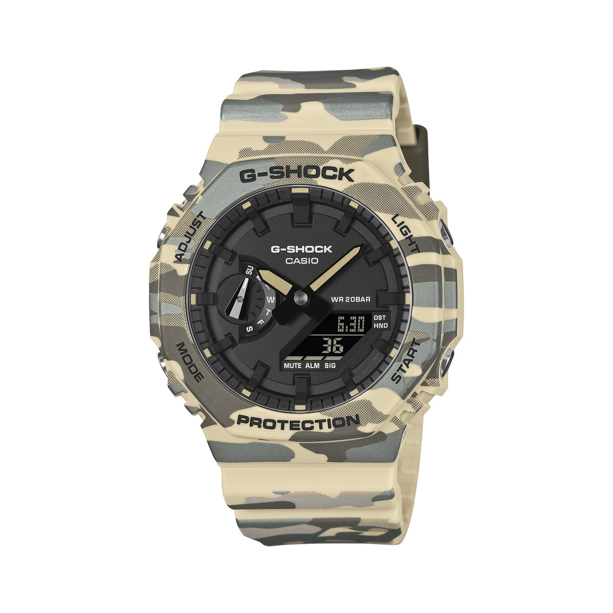 Unisex Watch CASIO G-SHOCK Mod. OAK - BROWN CAMOUFLAGE SERIE ***NEW!***