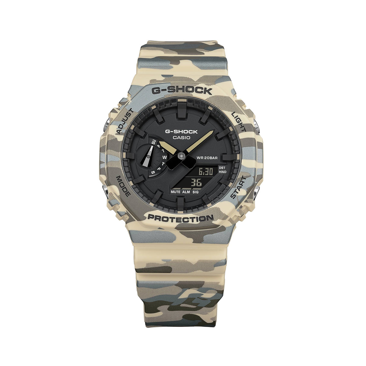 Unisex Watch CASIO G-SHOCK Mod. OAK - BROWN CAMOUFLAGE SERIE ***NEW!***