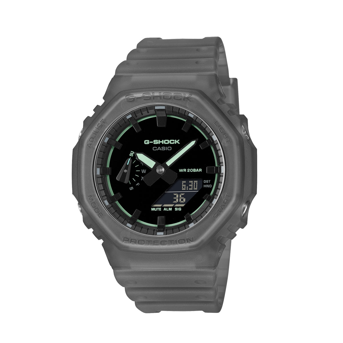 Men's Watch CASIO G-SHOCK Mod. OAK - SMOKE LIGHT SERIE - BLACK ***NEW!***