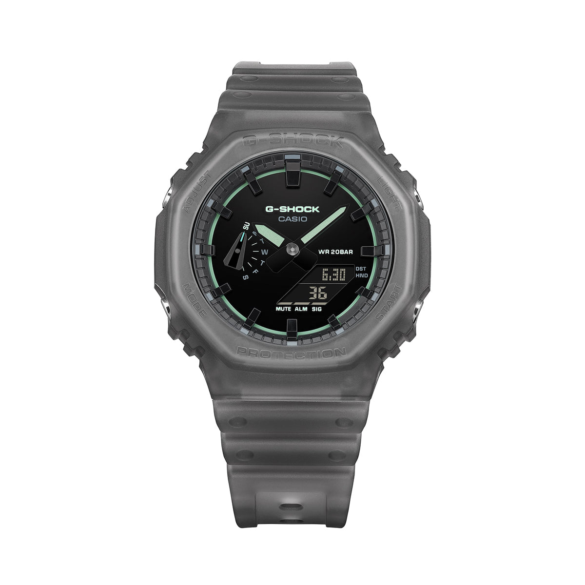 Men's Watch CASIO G-SHOCK Mod. OAK - SMOKE LIGHT SERIE - BLACK ***NEW!***