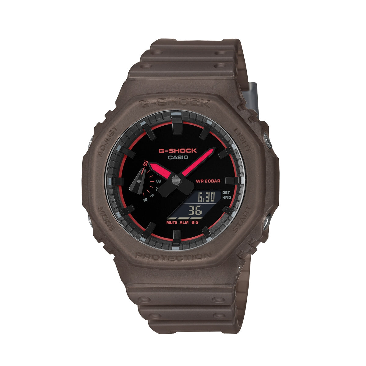 Men's Watch CASIO G-SHOCK Mod. OAK - SMOKE LIGHT SERIE - BROWN  ***NEW!***