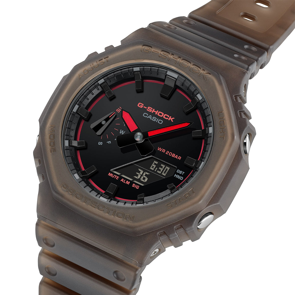 Men's Watch CASIO G-SHOCK Mod. OAK - SMOKE LIGHT SERIE - BROWN  ***NEW!***