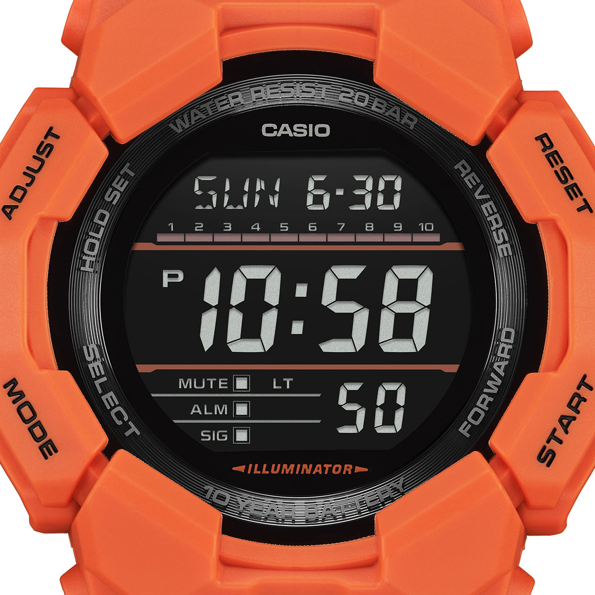 Men's Watch CASIO G-SHOCK Mod. GRAND DIGIT - ORANGE