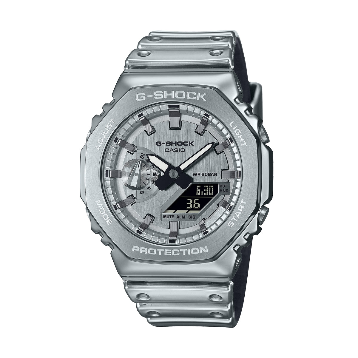 Men's Watch CASIO G-SHOCK Mod. G-STEEL - FINE METALLIC SERIES - SILVER