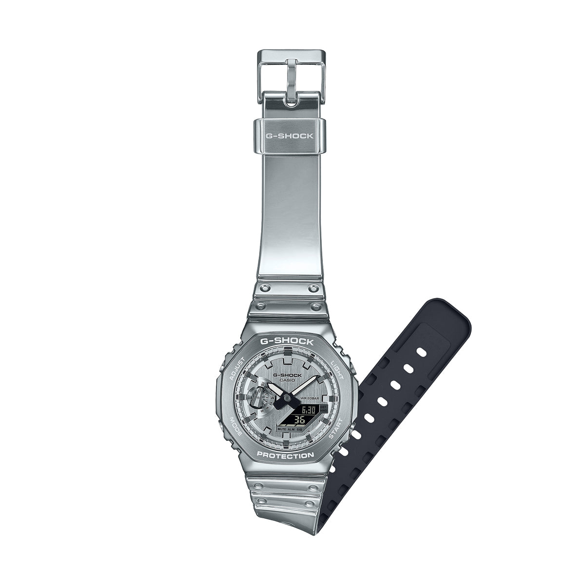 Men's Watch CASIO G-SHOCK Mod. G-STEEL - FINE METALLIC SERIES - SILVER