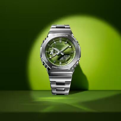 Men's Watch CASIO G-SHOCK Mod. OAK G-STEEL LIME GREEN
