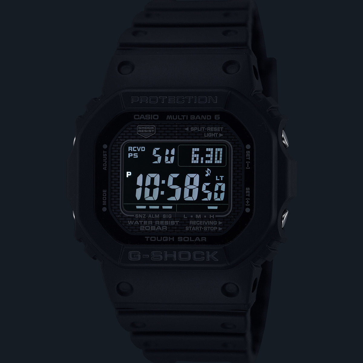 Men's Watch CASIO G-SHOCK Mod. THE NEW ORIGIN Multiband 6 - TOUGH SOLAR - FULL BLACK