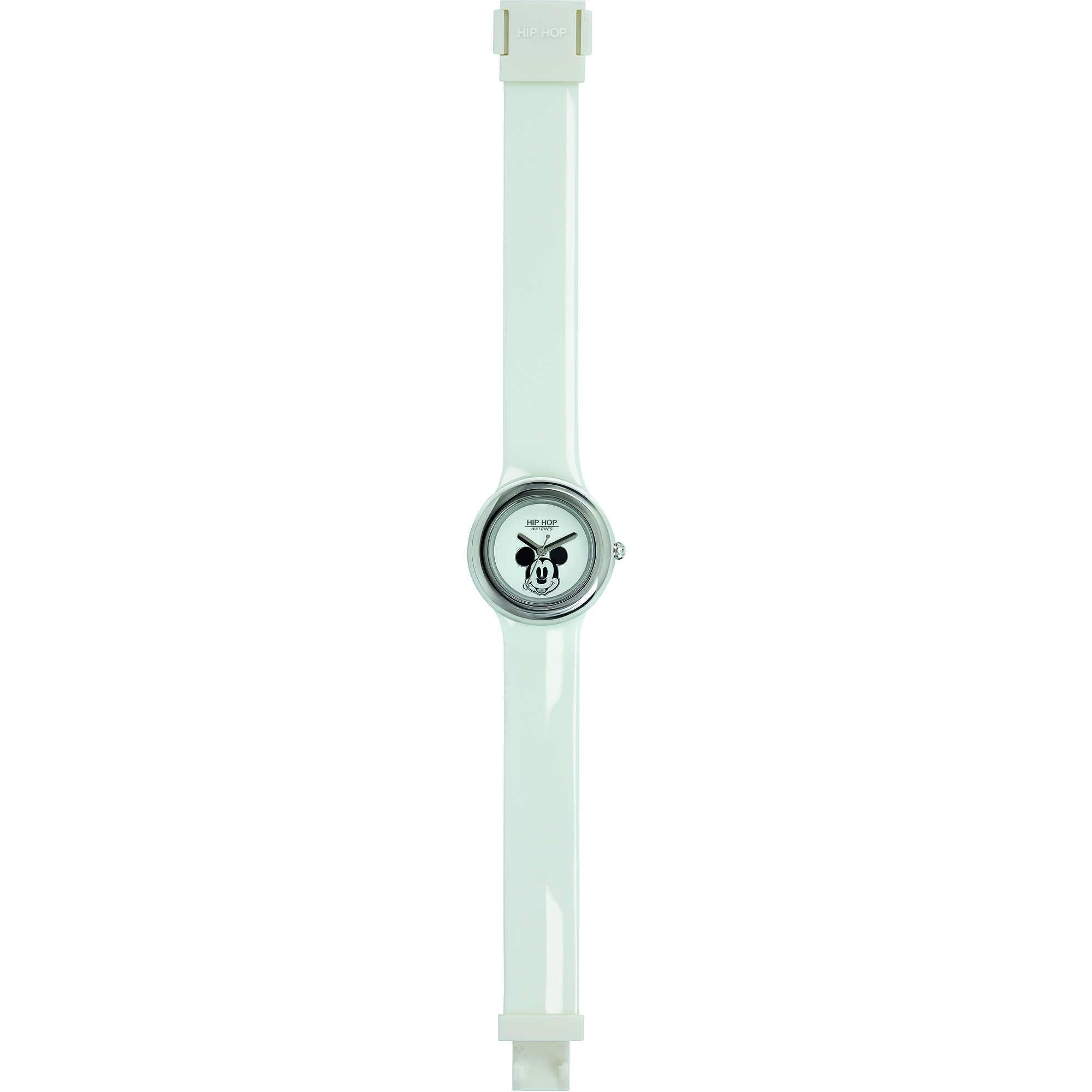 Unisex Watch HIP HOP DISNEY COLLECTION Mod. MICKEY METAL WHITE