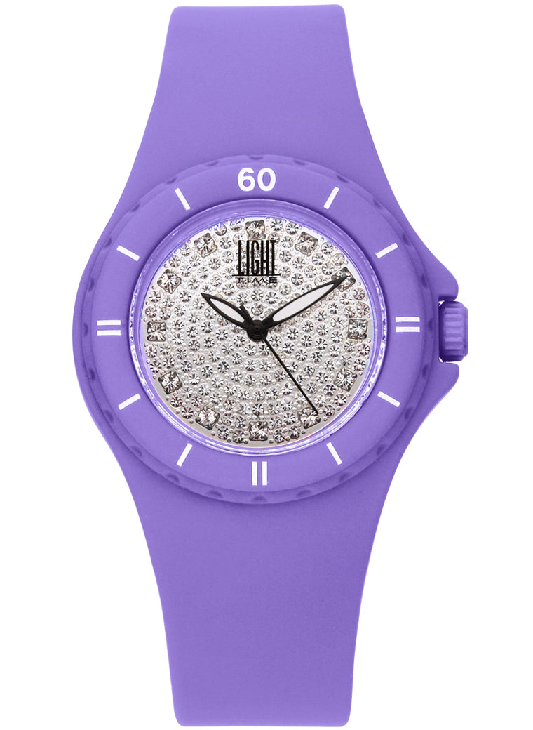 Women's Watch LIGHT TIME Mod. LADY DIVER - Lilac