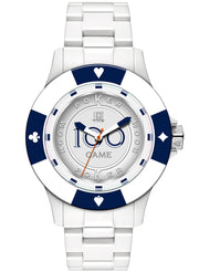 Men's Watch LIGHT TIME Mod. POKER - White / Blue