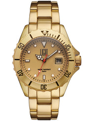 Men's Watch LIGHT TIME Mod. DIVER GOLD ALUMINIUM