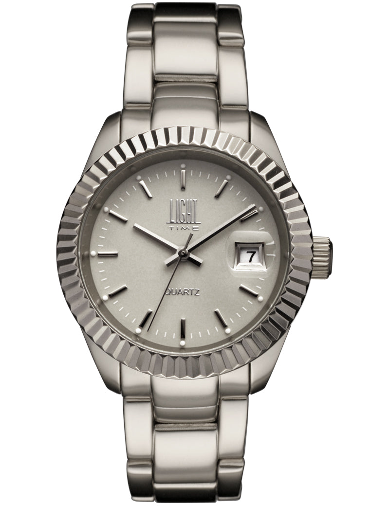 Unisex Watch LIGHT TIME Mod. DIVER SILVER ALUMINIUM