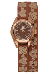 Women's Watch LIGHT TIME Mod. ROCOCO - Brown