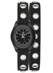 Women's Watch LIGHT TIME Mod. PUNK - Black - Silver