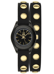Women's Watch LIGHT TIME Mod. PUNK - Black / Gold