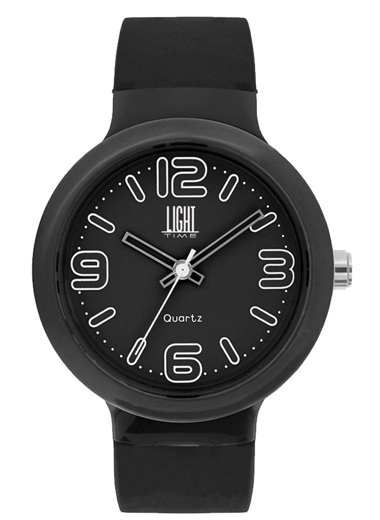 Unisex Watch LIGHT TIME Mod. EUROPE - Black