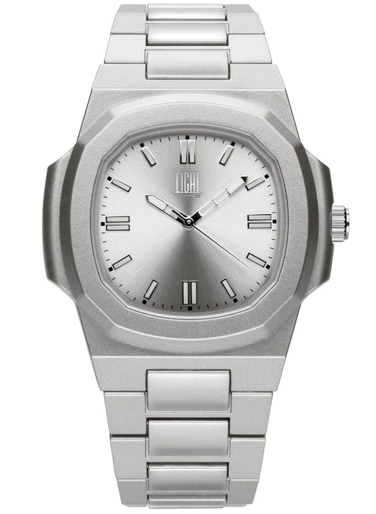 Men's Watch LIGHT TIME Mod. VELVET NAUTILUS - Silver