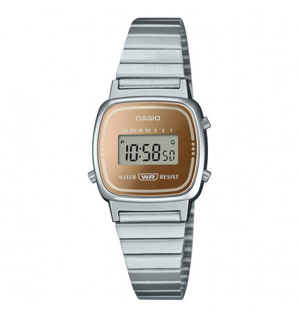 Women's Watch CASIO VINTAGE Mod. ICONIC MINI STEEL - BRONZE