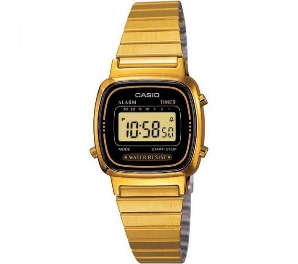 Women's Watch CASIO VINTAGE Mod. ICONIC MINI STEEL - GOLD BLACK