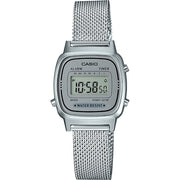 Women's Watch CASIO VINTAGE Mod. ICONIC MINI STEEL - SILVER MESH