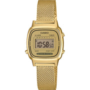 Women's Watch CASIO VINTAGE Mod. ICONIC MINI STEEL - GOLD MESH