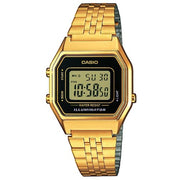 Women's Watch CASIO VINTAGE Mod. ICONIC LADY GOLD - BLACK