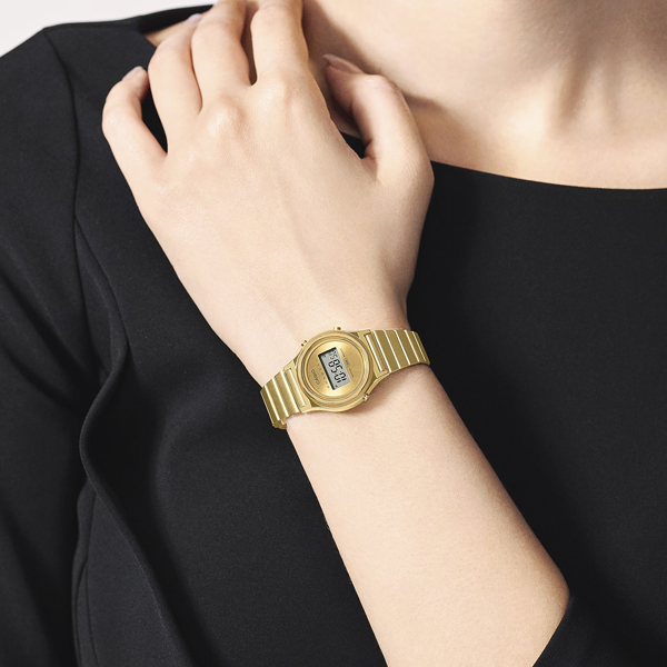 Women's Watch CASIO VINTAGE Mod. MINI COLLECTION SLIM ROUND - GOLD