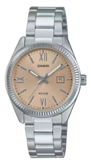 Women's Watch CASIO COLLECTION Mod. LADY DATE - CHAMPAGNE